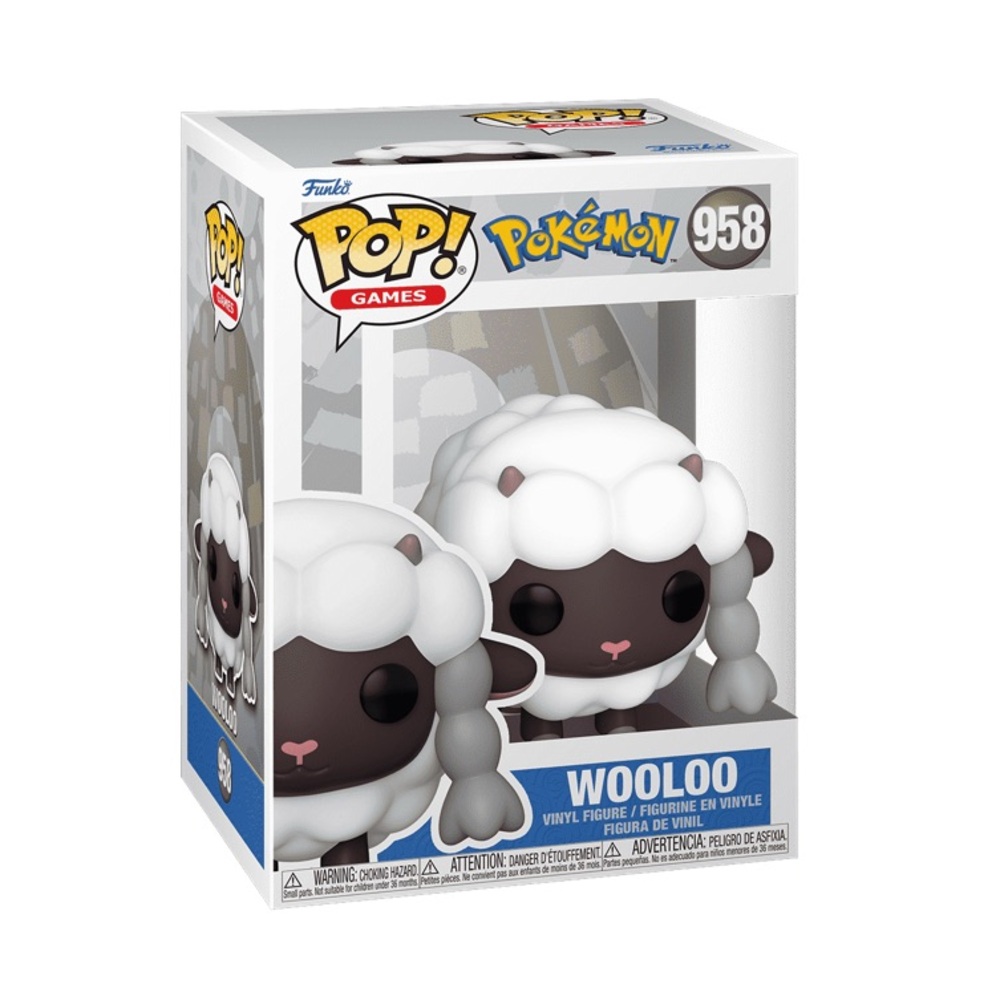 NIB Funko Pop Pokémon Wooloo Vinyl Figure Standard Size Excellent Condition